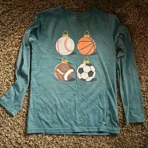 Long sleeve sport Christmas shirt
